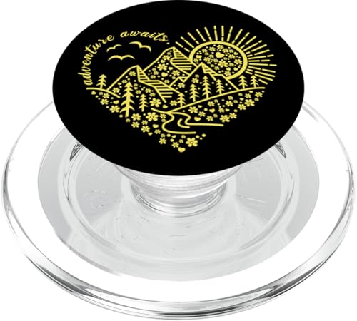 Abenteuer erwartet Outdoor Natur Wanderung Berg Reise Herz PopSockets PopGrip für MagSafe Abenteuer erwartet Outdoor Natur Wanderung Berg Reise Herz PopSockets PopGrip für MagSafe von Outdoor Nature Hike Mountain Travel Wildlife Heart