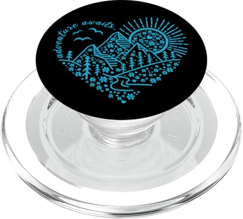 Abenteuer erwartet Outdoor Natur Wanderung Berg Reise Herz PopSockets PopGrip für MagSafe Abenteuer erwartet Outdoor Natur Wanderung Berg Reise Herz PopSockets PopGrip für MagSafe von Outdoor Nature Hike Mountain Travel Wildlife Heart