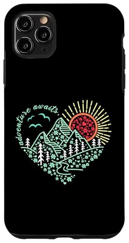 Outdoor-Naturabenteuerfreunde und so beginnt das Abenteuer Hülle für iPhone 11 Pro Max Outdoor-Naturabenteuerfreunde und so beginnt das Abenteuer Hülle für iPhone 11 Pro Max von Outdoor Nature Hike Mountain Travel Wildlife Heart