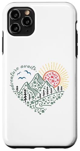 Outdoor-Naturabenteuerfreunde und so beginnt das Abenteuer Hülle für iPhone 11 Pro Max Outdoor-Naturabenteuerfreunde und so beginnt das Abenteuer Hülle für iPhone 11 Pro Max von Outdoor Nature Hike Mountain Travel Wildlife Heart