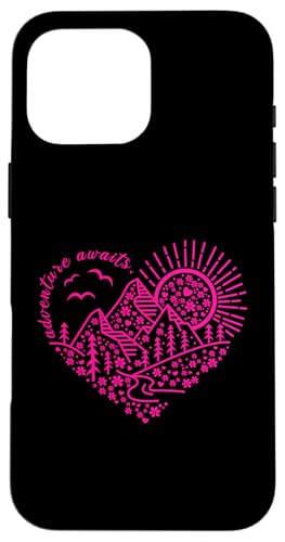 Outdoor-Naturabenteuerfreunde und so beginnt das Abenteuer Hülle für iPhone 16 Pro Max Outdoor-Naturabenteuerfreunde und so beginnt das Abenteuer Hülle für iPhone 16 Pro Max von Outdoor Nature Hike Mountain Travel Wildlife Heart