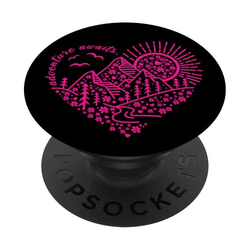 Outdoor-Naturabenteuerfreunde und so beginnt das Abenteuer PopSockets Klebender PopGrip Outdoor-Naturabenteuerfreunde und so beginnt das Abenteuer PopSockets Klebender PopGrip von Outdoor Nature Hike Mountain Travel Wildlife Heart