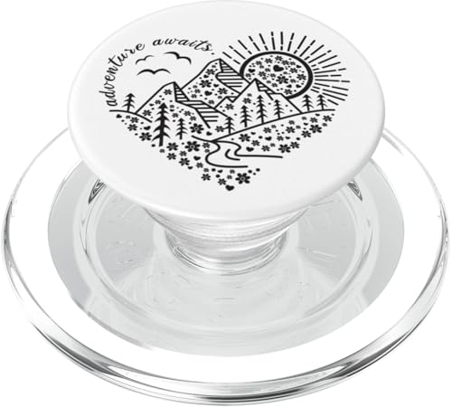 Outdoor-Naturabenteuerfreunde und so beginnt das Abenteuer PopSockets PopGrip für MagSafe Outdoor-Naturabenteuerfreunde und so beginnt das Abenteuer PopSockets PopGrip für MagSafe von Outdoor Nature Hike Mountain Travel Wildlife Heart