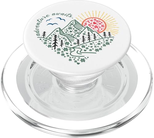 Outdoor-Naturabenteuerfreunde und so beginnt das Abenteuer PopSockets PopGrip für MagSafe Outdoor-Naturabenteuerfreunde und so beginnt das Abenteuer PopSockets PopGrip für MagSafe von Outdoor Nature Hike Mountain Travel Wildlife Heart