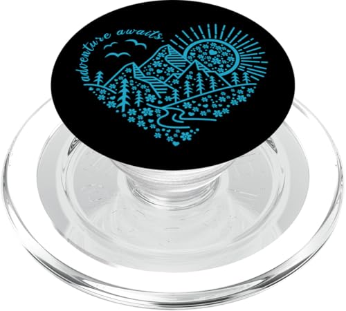 Outdoor-Naturabenteuerfreunde und so beginnt das Abenteuer PopSockets PopGrip für MagSafe Outdoor-Naturabenteuerfreunde und so beginnt das Abenteuer PopSockets PopGrip für MagSafe von Outdoor Nature Hike Mountain Travel Wildlife Heart