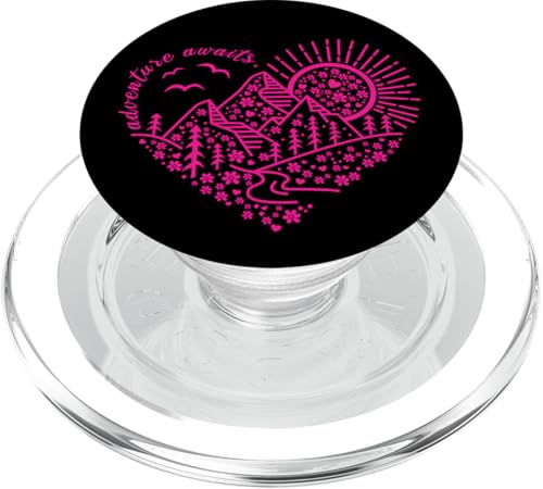 Outdoor-Naturabenteuerfreunde und so beginnt das Abenteuer PopSockets PopGrip für MagSafe Outdoor-Naturabenteuerfreunde und so beginnt das Abenteuer PopSockets PopGrip für MagSafe von Outdoor Nature Hike Mountain Travel Wildlife Heart