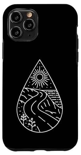 Retro Outdoor Natur Wildlife Berg Wald Sonne Abenteuer Hülle für iPhone 11 Pro von Outdoor Nature Wildlife Mountain Forest Adventure