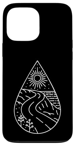 Retro Outdoor Natur Wildlife Berg Wald Sonne Abenteuer Hülle für iPhone 13 Pro Max von Outdoor Nature Wildlife Mountain Forest Adventure