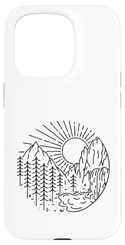 Retro Outdoor Natur Wildlife Berg Wald Sonne Abenteuer Hülle für iPhone 15 Pro Retro Outdoor Natur Wildlife Berg Wald Sonne Abenteuer Hülle für iPhone 15 Pro von Outdoor Nature Wildlife Mountain Forest Adventure