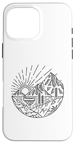 Retro Outdoor Natur Wildlife Berg Wald Sonne Abenteuer Hülle für iPhone 16 Pro Max Retro Outdoor Natur Wildlife Berg Wald Sonne Abenteuer Hülle für iPhone 16 Pro Max von Outdoor Nature Wildlife Mountain Forest Adventure