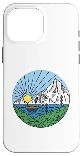 Retro Outdoor Natur Wildlife Berg Wald Sonne Abenteuer Hülle für iPhone 16 Pro Max Retro Outdoor Natur Wildlife Berg Wald Sonne Abenteuer Hülle für iPhone 16 Pro Max von Outdoor Nature Wildlife Mountain Forest Adventure