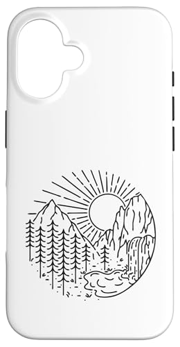 Retro Outdoor Natur Wildlife Berg Wald Sonne Abenteuer Hülle für iPhone 16 Retro Outdoor Natur Wildlife Berg Wald Sonne Abenteuer Hülle für iPhone 16 von Outdoor Nature Wildlife Mountain Forest Adventure