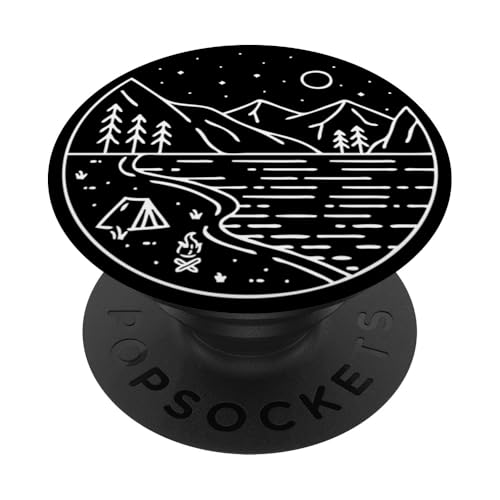 Retro Outdoor Natur Wildlife Berg Wald Sonne Abenteuer PopSockets Klebender PopGrip Retro Outdoor Natur Wildlife Berg Wald Sonne Abenteuer PopSockets Klebender PopGrip von Outdoor Nature Wildlife Mountain Forest Adventure