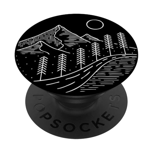 Retro Outdoor Natur Wildlife Berg Wald Sonne Abenteuer PopSockets Klebender PopGrip Retro Outdoor Natur Wildlife Berg Wald Sonne Abenteuer PopSockets Klebender PopGrip von Outdoor Nature Wildlife Mountain Forest Adventure