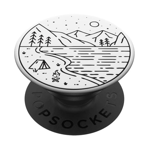 Retro Outdoor Natur Wildlife Berg Wald Sonne Abenteuer PopSockets Klebender PopGrip Retro Outdoor Natur Wildlife Berg Wald Sonne Abenteuer PopSockets Klebender PopGrip von Outdoor Nature Wildlife Mountain Forest Adventure