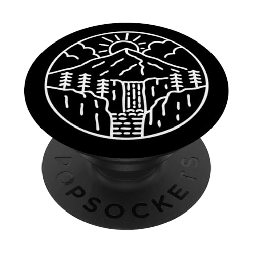Retro Outdoor Natur Wildlife Berg Wald Sonne Abenteuer PopSockets Klebender PopGrip Retro Outdoor Natur Wildlife Berg Wald Sonne Abenteuer PopSockets Klebender PopGrip von Outdoor Nature Wildlife Mountain Forest Adventure