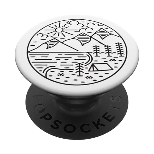 Retro Outdoor Natur Wildlife Berg Wald Sonne Abenteuer PopSockets Klebender PopGrip Retro Outdoor Natur Wildlife Berg Wald Sonne Abenteuer PopSockets Klebender PopGrip von Outdoor Nature Wildlife Mountain Forest Adventure