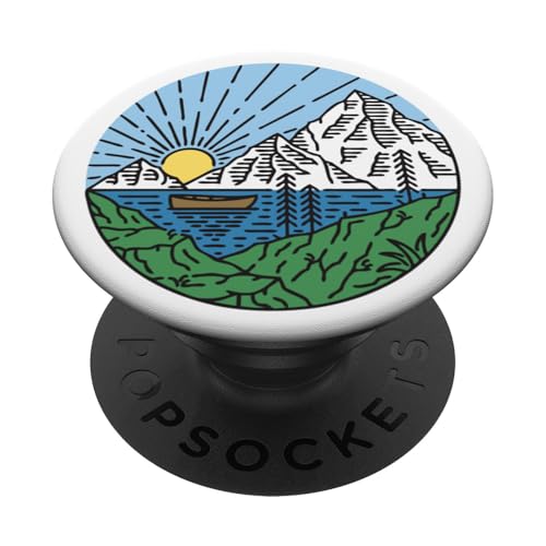 Retro Outdoor Natur Wildlife Berg Wald Sonne Abenteuer PopSockets Klebender PopGrip Retro Outdoor Natur Wildlife Berg Wald Sonne Abenteuer PopSockets Klebender PopGrip von Outdoor Nature Wildlife Mountain Forest Adventure