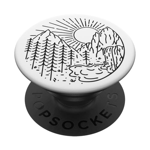 Retro Outdoor Natur Wildlife Berg Wald Sonne Abenteuer PopSockets Klebender PopGrip Retro Outdoor Natur Wildlife Berg Wald Sonne Abenteuer PopSockets Klebender PopGrip von Outdoor Nature Wildlife Mountain Forest Adventure