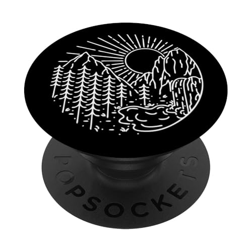 Retro Outdoor Natur Wildlife Berg Wald Sonne Abenteuer PopSockets Klebender PopGrip Retro Outdoor Natur Wildlife Berg Wald Sonne Abenteuer PopSockets Klebender PopGrip von Outdoor Nature Wildlife Mountain Forest Adventure