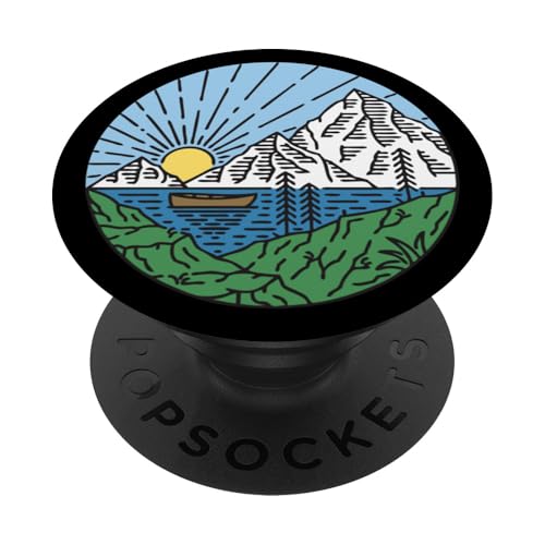 Retro Outdoor Natur Wildlife Berg Wald Sonne Abenteuer PopSockets Klebender PopGrip Retro Outdoor Natur Wildlife Berg Wald Sonne Abenteuer PopSockets Klebender PopGrip von Outdoor Nature Wildlife Mountain Forest Adventure