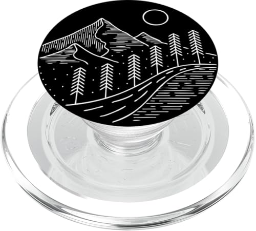 Retro Outdoor Natur Wildlife Berg Wald Sonne Abenteuer PopSockets PopGrip für MagSafe Retro Outdoor Natur Wildlife Berg Wald Sonne Abenteuer PopSockets PopGrip für MagSafe von Outdoor Nature Wildlife Mountain Forest Adventure