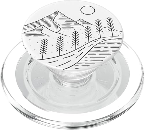 Retro Outdoor Natur Wildlife Berg Wald Sonne Abenteuer PopSockets PopGrip für MagSafe Retro Outdoor Natur Wildlife Berg Wald Sonne Abenteuer PopSockets PopGrip für MagSafe von Outdoor Nature Wildlife Mountain Forest Adventure