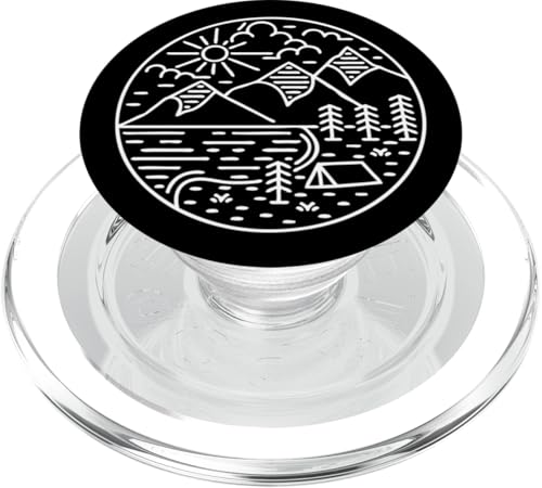 Retro Outdoor Natur Wildlife Berg Wald Sonne Abenteuer PopSockets PopGrip für MagSafe Retro Outdoor Natur Wildlife Berg Wald Sonne Abenteuer PopSockets PopGrip für MagSafe von Outdoor Nature Wildlife Mountain Forest Adventure