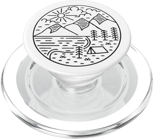 Retro Outdoor Natur Wildlife Berg Wald Sonne Abenteuer PopSockets PopGrip für MagSafe Retro Outdoor Natur Wildlife Berg Wald Sonne Abenteuer PopSockets PopGrip für MagSafe von Outdoor Nature Wildlife Mountain Forest Adventure