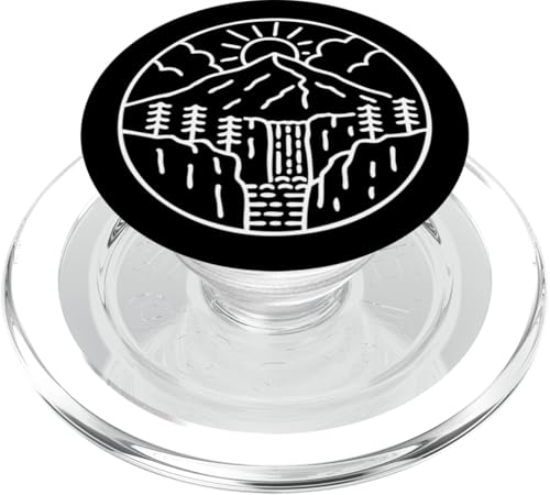 Retro Outdoor Natur Wildlife Berg Wald Sonne Abenteuer PopSockets PopGrip für MagSafe Retro Outdoor Natur Wildlife Berg Wald Sonne Abenteuer PopSockets PopGrip für MagSafe von Outdoor Nature Wildlife Mountain Forest Adventure