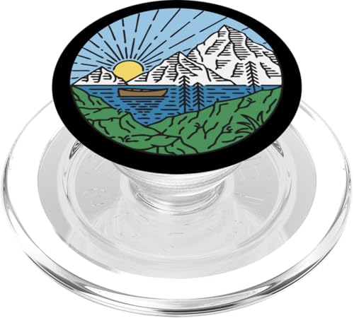 Retro Outdoor Natur Wildlife Berg Wald Sonne Abenteuer PopSockets PopGrip für MagSafe Retro Outdoor Natur Wildlife Berg Wald Sonne Abenteuer PopSockets PopGrip für MagSafe von Outdoor Nature Wildlife Mountain Forest Adventure