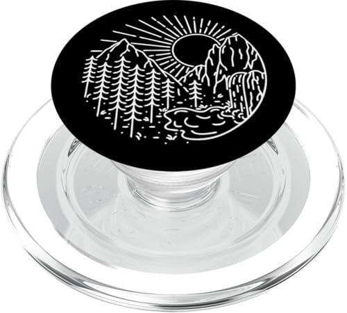Retro Outdoor Natur Wildlife Berg Wald Sonne Abenteuer PopSockets PopGrip für MagSafe Retro Outdoor Natur Wildlife Berg Wald Sonne Abenteuer PopSockets PopGrip für MagSafe von Outdoor Nature Wildlife Mountain Forest Adventure