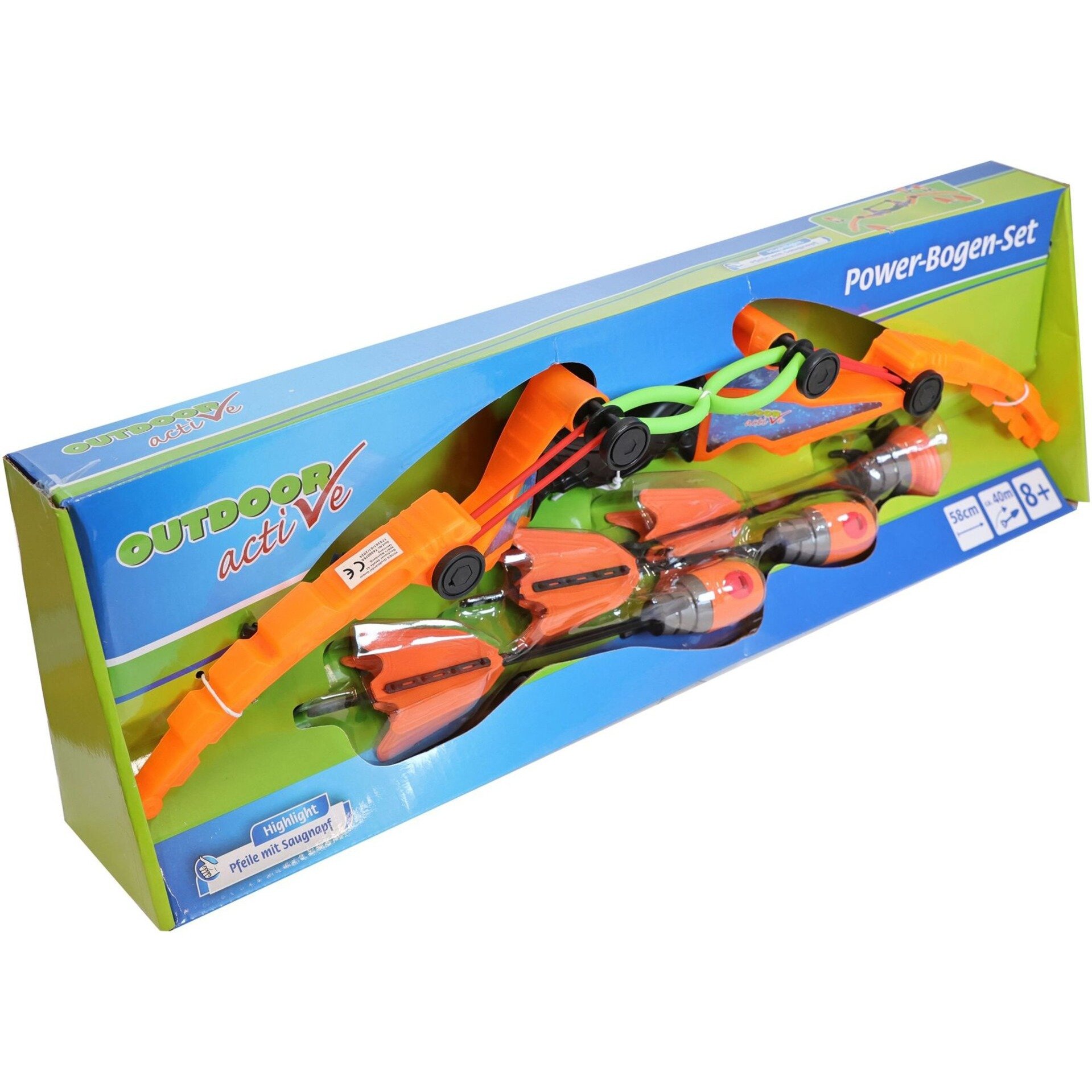 Power Bogen-Set mit 3 Pfeilen, Geschicklichkeitsspiel Power Bogen-Set mit 3 Pfeilen, Geschicklichkeitsspiel von Outdoor active