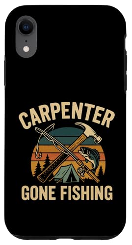 Carpenter Gone Fishing Vintage Outdoor Style Hülle für iPhone XR von Outdoors Life Camping Fishing Hiking Gear