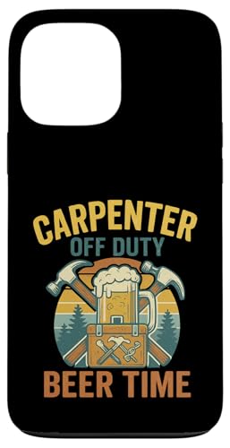 Carpenter Off Duty Beer Time im Retro-Stil Hülle für iPhone 13 Pro Max Carpenter Off Duty Beer Time im Retro-Stil Hülle für iPhone 13 Pro Max von Outdoors Life Camping Fishing Hiking Gear