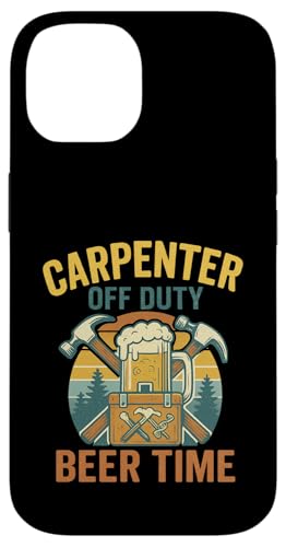 Carpenter Off Duty Beer Time im Retro-Stil Hülle für iPhone 14 Carpenter Off Duty Beer Time im Retro-Stil Hülle für iPhone 14 von Outdoors Life Camping Fishing Hiking Gear