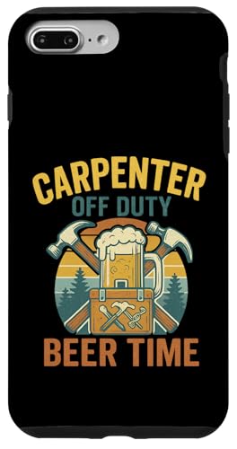 Carpenter Off Duty Beer Time im Retro-Stil Hülle für iPhone 7 Plus/8 Plus Carpenter Off Duty Beer Time im Retro-Stil Hülle für iPhone 7 Plus/8 Plus von Outdoors Life Camping Fishing Hiking Gear
