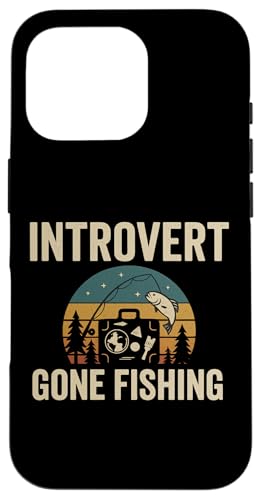 Introvert Gone Fishing Vintage Outdoor Style Hülle für iPhone 16 Pro Introvert Gone Fishing Vintage Outdoor Style Hülle für iPhone 16 Pro von Outdoors Life Camping Fishing Hiking Gear