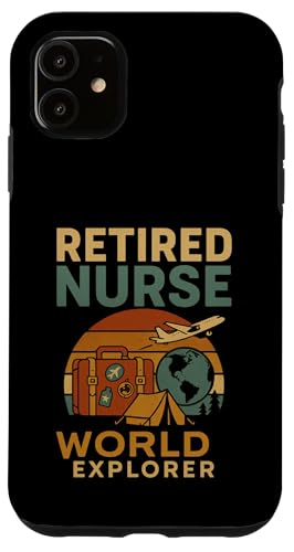 Krankenschwester im Ruhestand, Vintage-Stil Hülle für iPhone 11 von Outdoors Life Camping Fishing Hiking Gear
