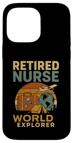Krankenschwester im Ruhestand, Vintage-Stil Hülle für iPhone 14 Pro Max von Outdoors Life Camping Fishing Hiking Gear