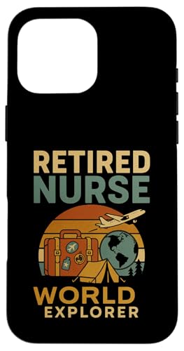 Krankenschwester im Ruhestand, Vintage-Stil Hülle für iPhone 16 Pro Max von Outdoors Life Camping Fishing Hiking Gear