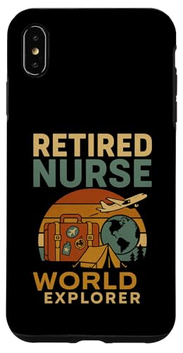 Krankenschwester im Ruhestand, Vintage-Stil Hülle für iPhone XS Max von Outdoors Life Camping Fishing Hiking Gear