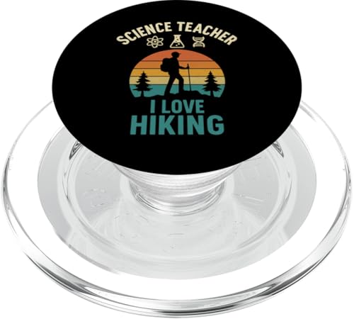 Lehrer für Naturwissenschaften, Hiking Explorer, Vintage-Stil PopSockets PopGrip für MagSafe von Outdoors Life Camping Fishing Hiking Gear