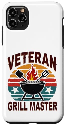 Patriotischer Veteran BBQ Legend Retro Hinterhof Grill Hülle für iPhone 11 Pro Max Patriotischer Veteran BBQ Legend Retro Hinterhof Grill Hülle für iPhone 11 Pro Max von Outdoors Life Camping Fishing Hiking Gear