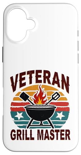 Patriotischer Veteran BBQ Legend Retro Hinterhof Grill Hülle für iPhone 16 Plus Patriotischer Veteran BBQ Legend Retro Hinterhof Grill Hülle für iPhone 16 Plus von Outdoors Life Camping Fishing Hiking Gear