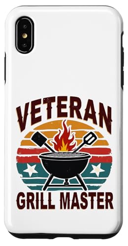 Patriotischer Veteran BBQ Legend Retro Hinterhof Grill Hülle für iPhone XS Max Patriotischer Veteran BBQ Legend Retro Hinterhof Grill Hülle für iPhone XS Max von Outdoors Life Camping Fishing Hiking Gear