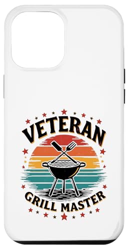 Proud Veteran BBQ King Retro Outdoor Grillen Hülle für iPhone 12 Pro Max von Outdoors Life Camping Fishing Hiking Gear