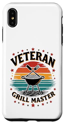 Proud Veteran BBQ King Retro Outdoor Grillen Hülle für iPhone XS Max Proud Veteran BBQ King Retro Outdoor Grillen Hülle für iPhone XS Max von Outdoors Life Camping Fishing Hiking Gear