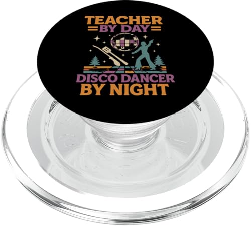Teacher Disco Dancer Night 70er Jahre Retro Style PopSockets PopGrip für MagSafe Teacher Disco Dancer Night 70er Jahre Retro Style PopSockets PopGrip für MagSafe von Outdoors Life Camping Fishing Hiking Gear