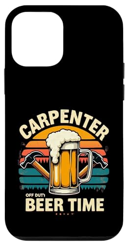 Tischler Bier Time Off Duty Lustig Retro Trinken Hülle für iPhone 12 mini von Outdoors Life Camping Fishing Hiking Gear